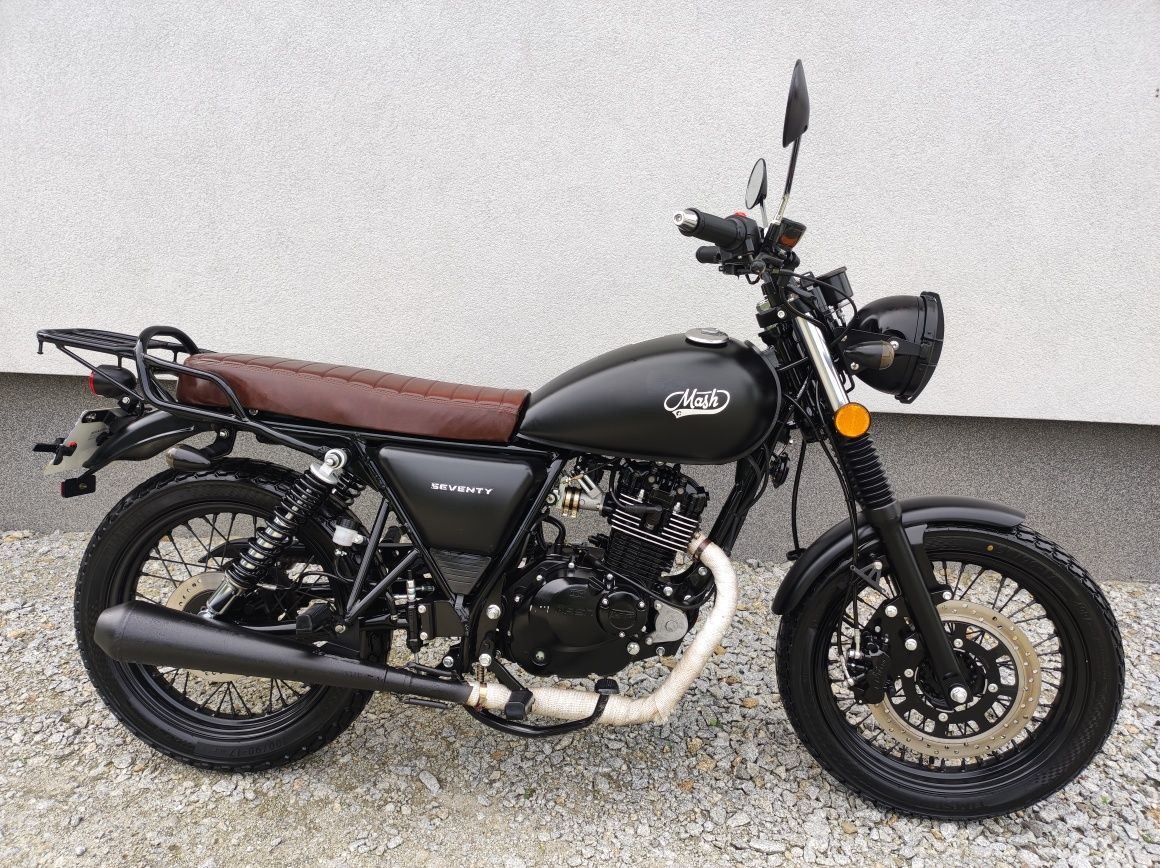 MASH Seventy Five 125cc kat.b jak nowy bezwypadkowy na silniku Suzuki