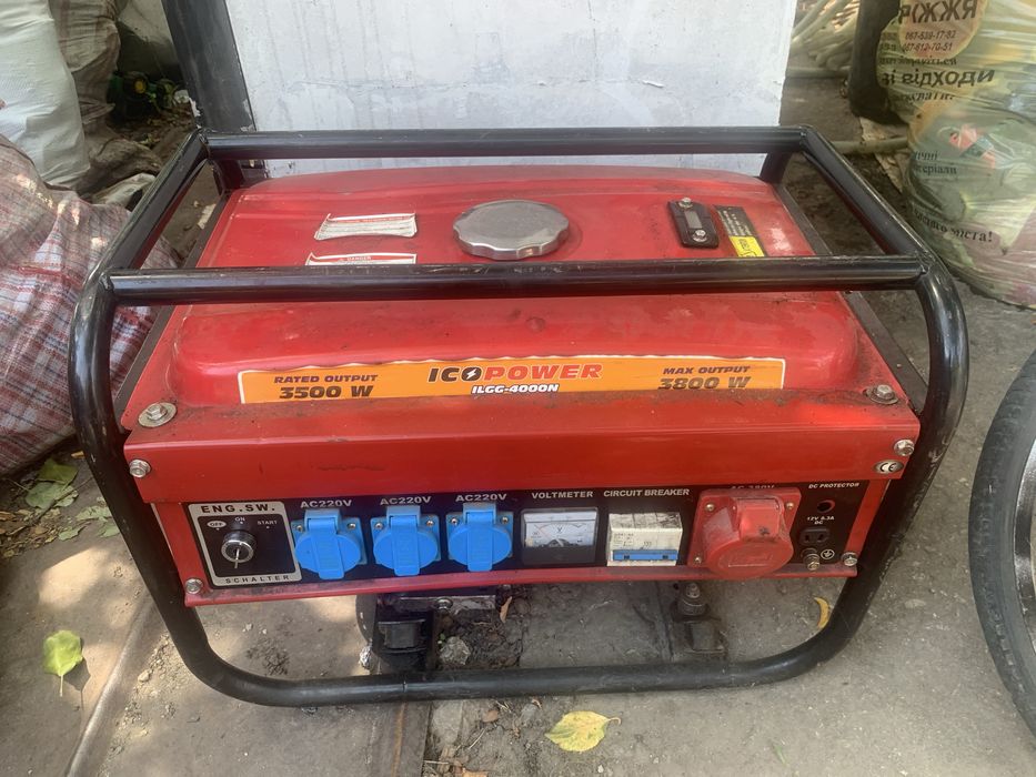 Бензиновий генератор Icopower 3500 Вт