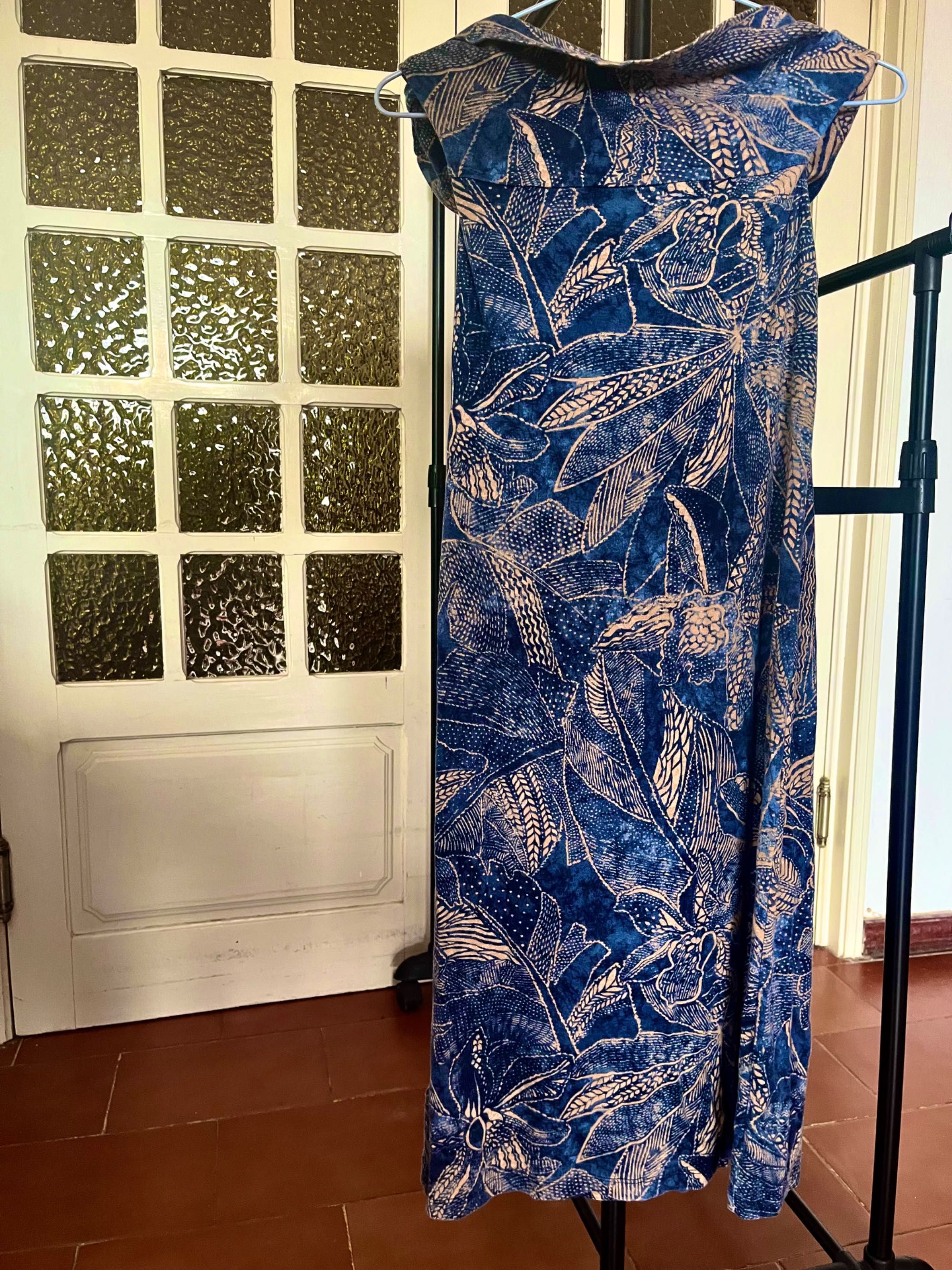 vestido aveludado Lauren Ralph Lauren