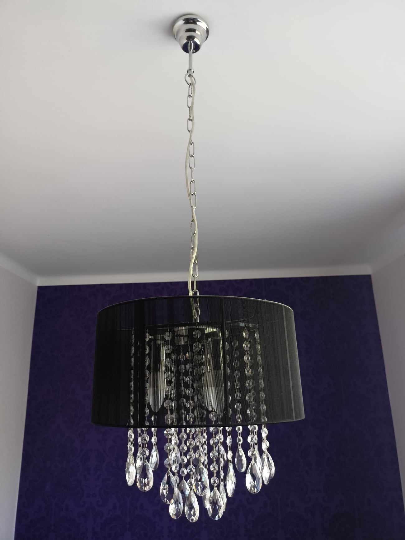 Zestaw lampki nocne i lampa żyrandol
