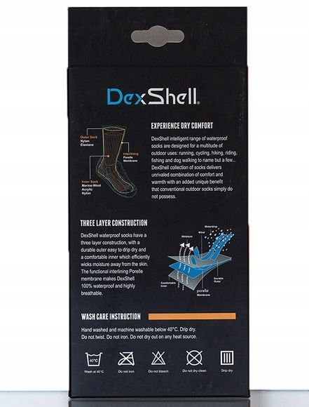 DexShell Skarpety Wodoodporne Wełna MERINO 39-42