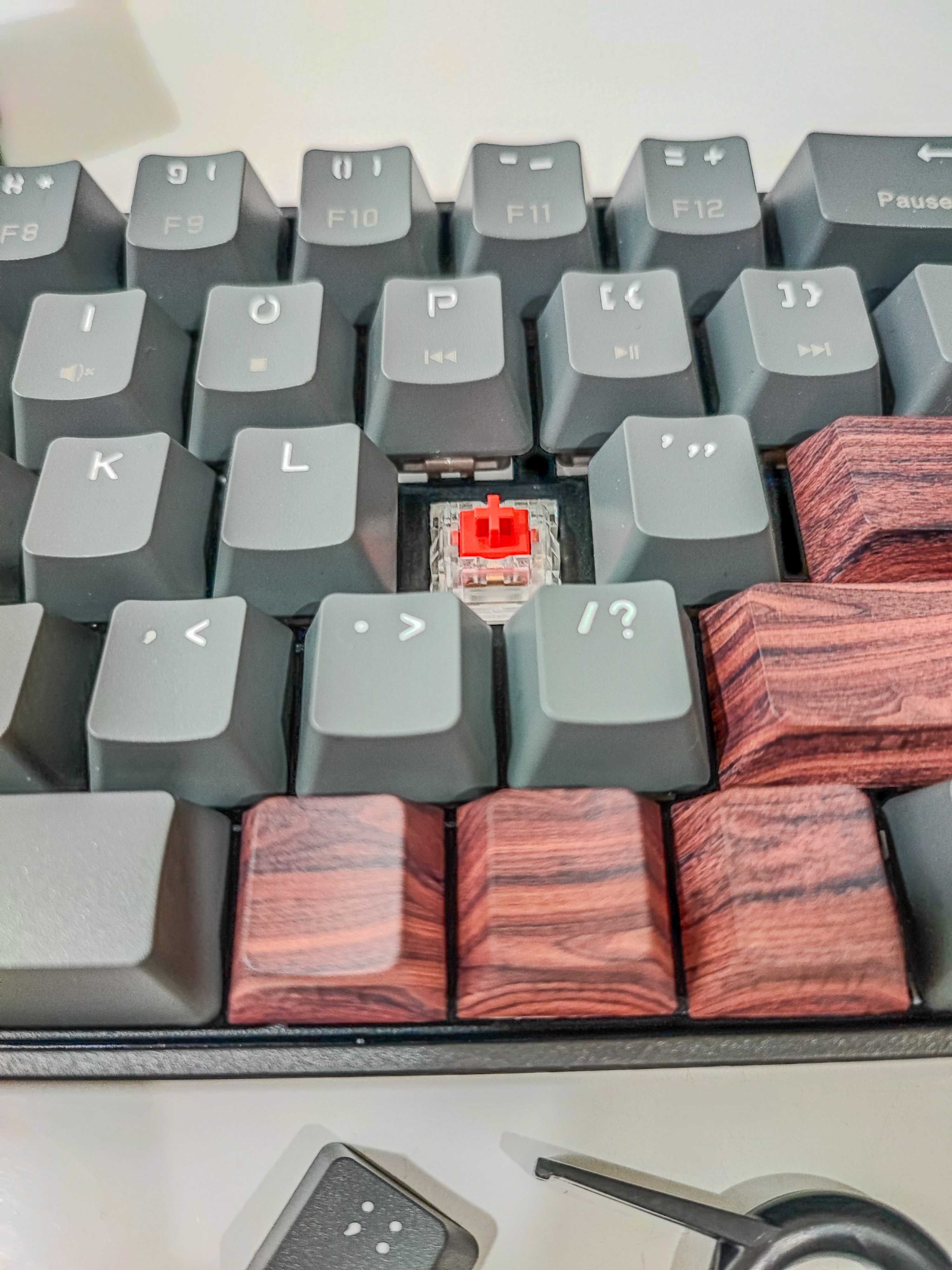 Teclado Mecânico Custom / Wireless / Switch RED