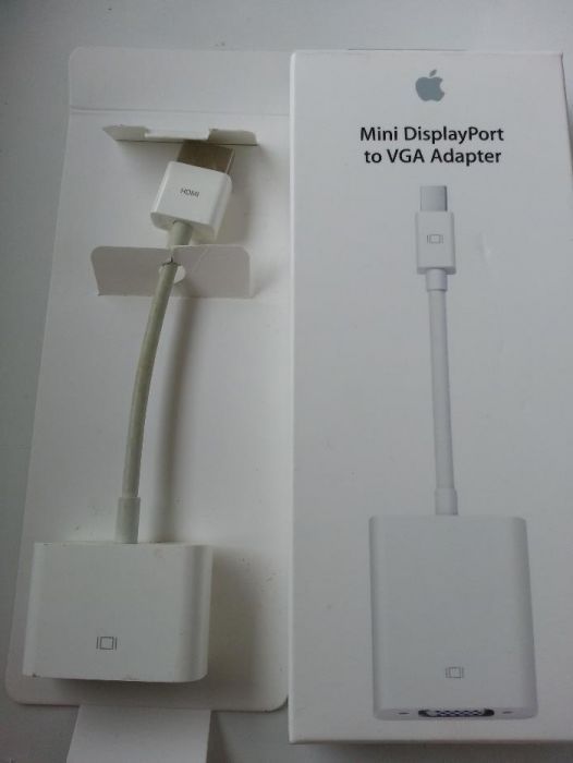 Adapter Apple Mini DisplayPort Do DVI Biały
