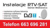 Instalacje satelitarne antenowe Ustawianie Anten Polsat BOX , CYFRA +