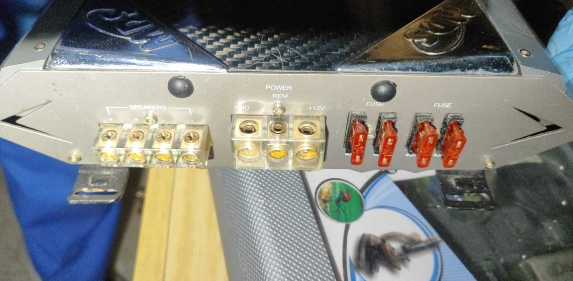 uszkodzony wzmacniacz MDS D1 , monoblok, ok. 1500 W RMS