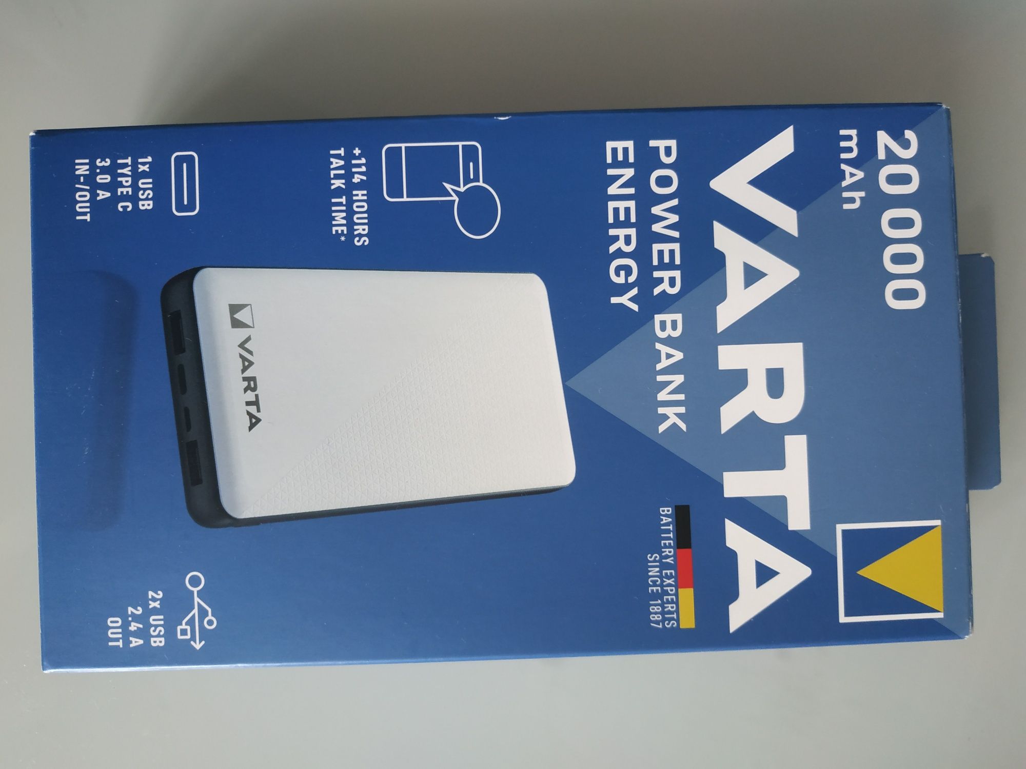 Павербанк VARTA 20000