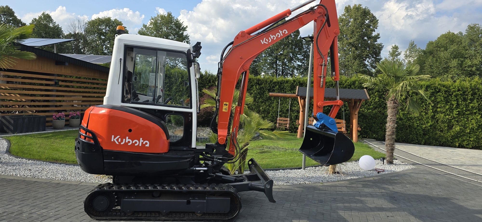Minikoparka kubota 3.2 Niemcy! Mocna Maszyna Long Ramie