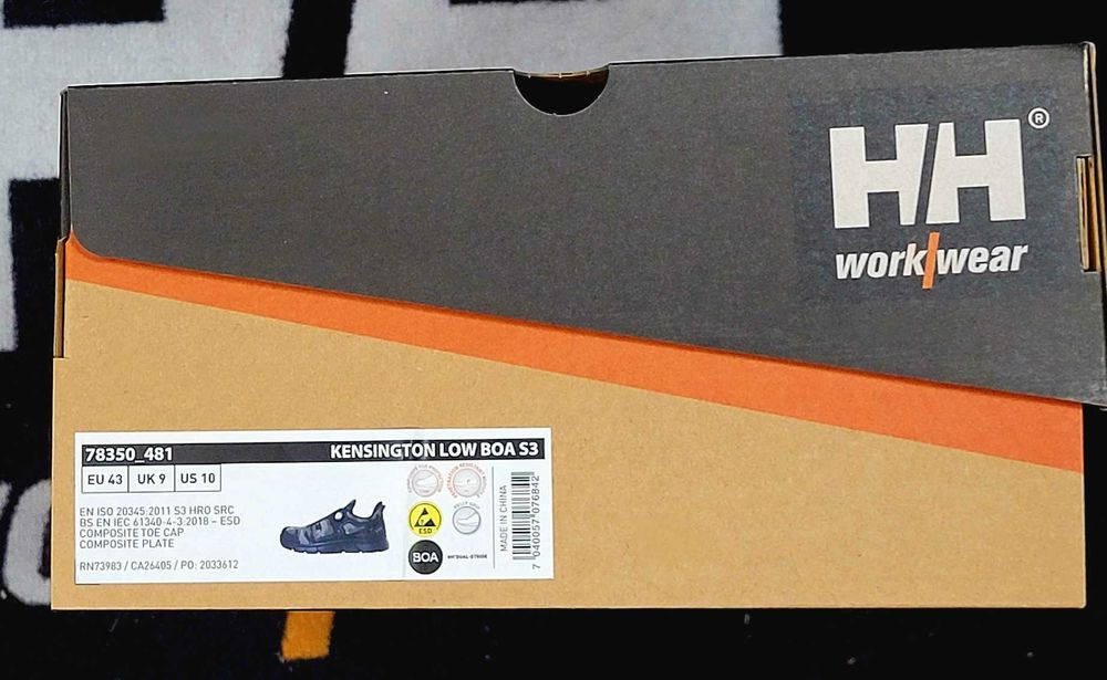 Helly Hansen buty bezpieczne Kensington Low BOA Safety Shoes S3S EDS