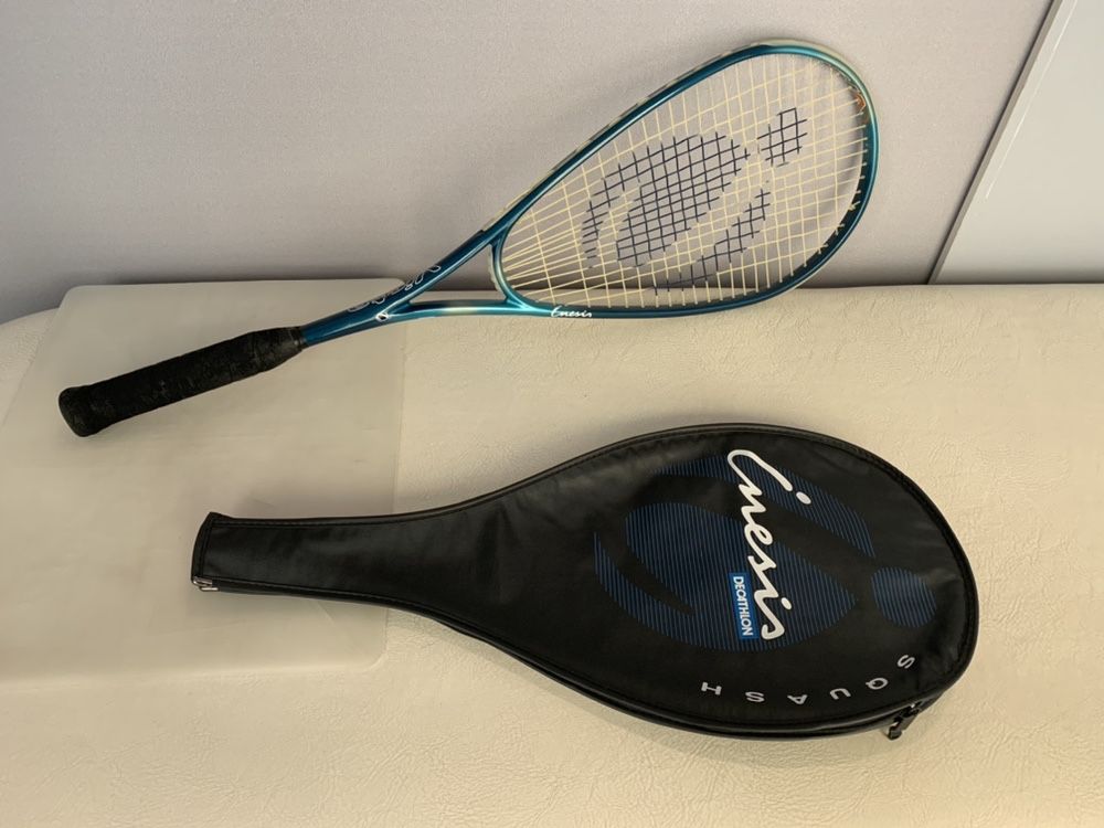 Raquete Inesis Squash - usada uma vez + oferta Pack Brindes