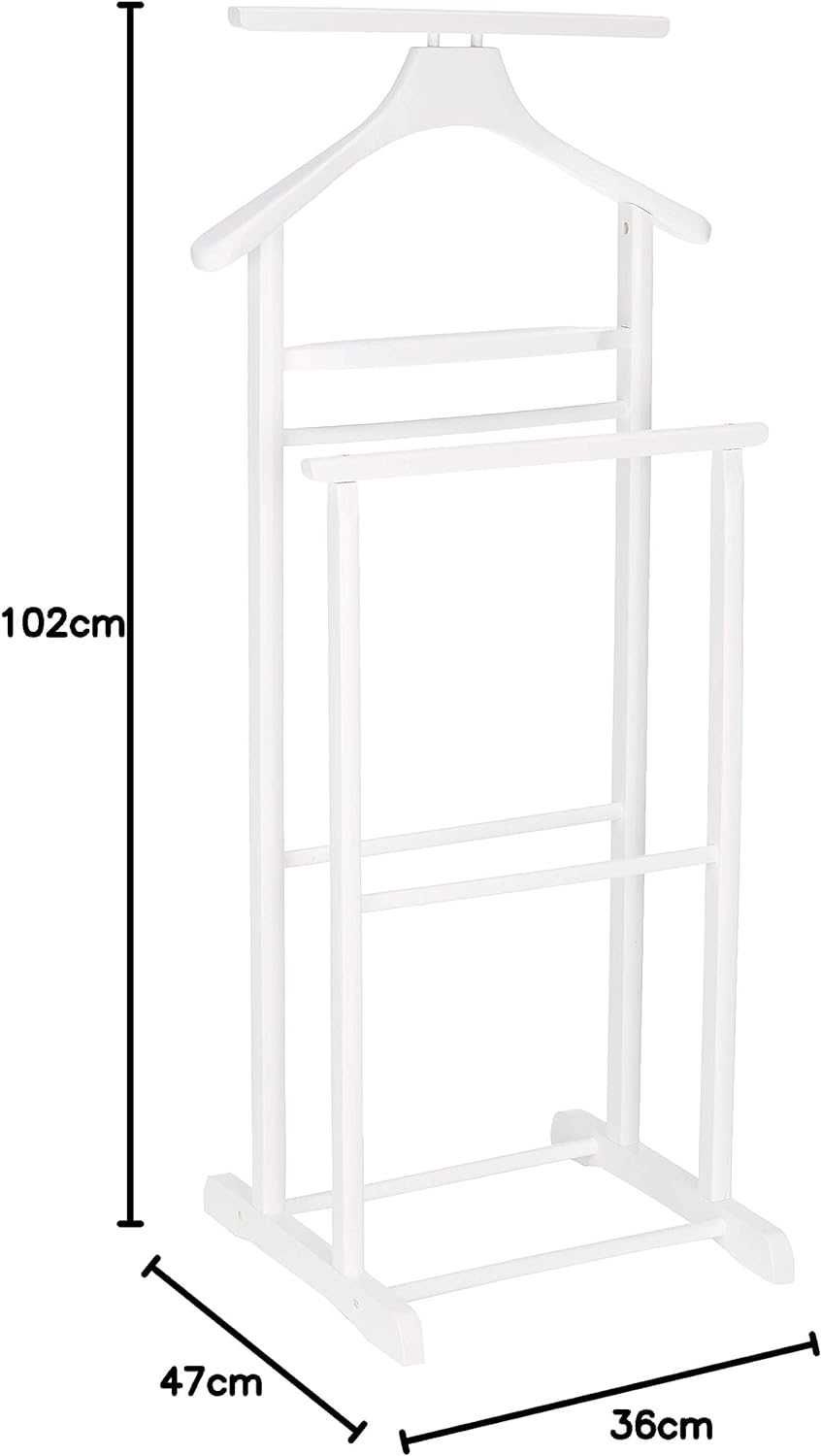 Wieszak Męski Haku 47 x 102 cm biały