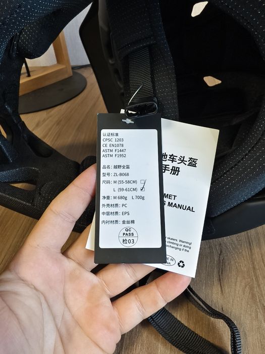 Шлем lixada фулл фейс M 55-58 100% мтб защита full face