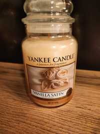 Yankee candle świeczka vanilla satin unikat