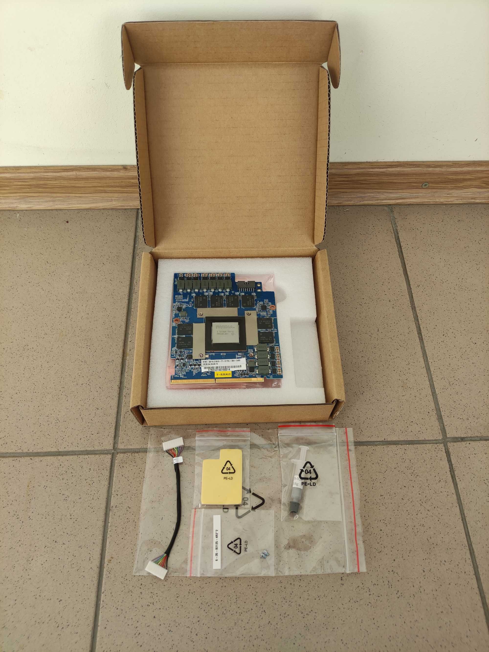 Видеокарта Clevo Nvidia RTX 2080 8GB MXM 3.1 TypeB Sager, Eurocom, XMG