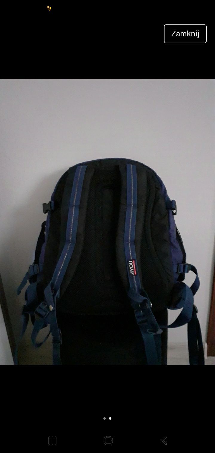 Niebieski plecak 4YOU