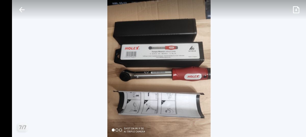 Holex klucz dynamometryczny 4-20 Nm bez skali  dynamometr