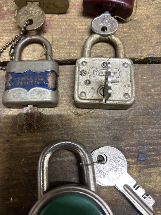 Stare kłódki Milwaukee Delta Western Rust Duplo