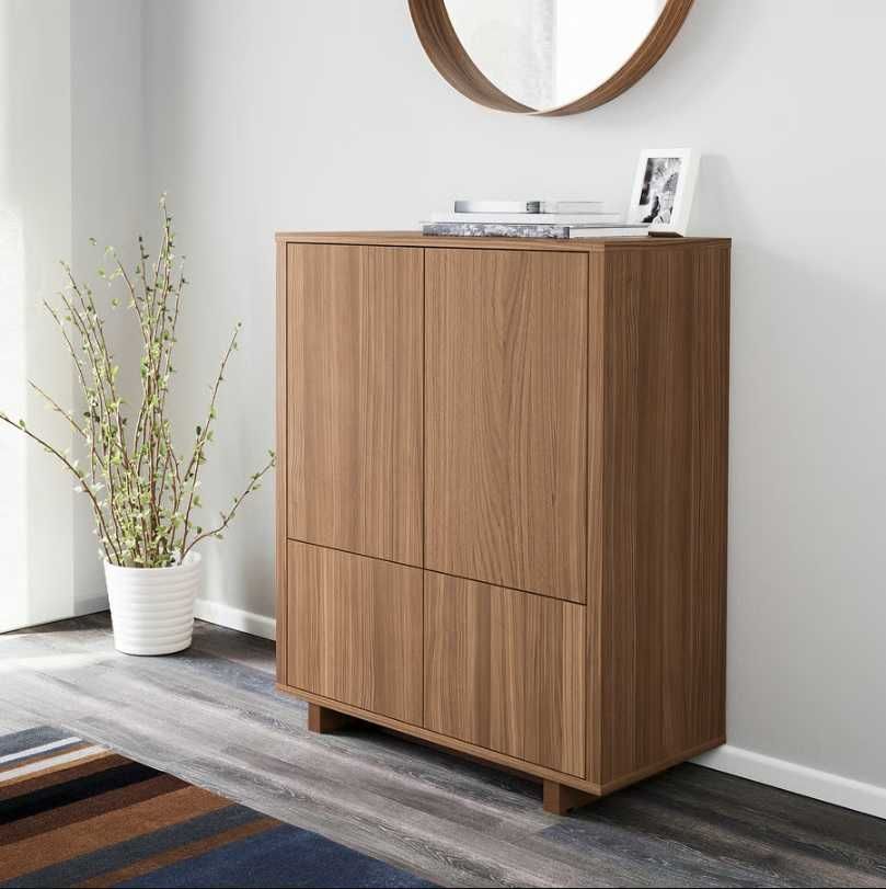 Armário IKEA STOCKHOLM em nogueira - Dim.(L x A x P): 90 x 107 x 40 cm