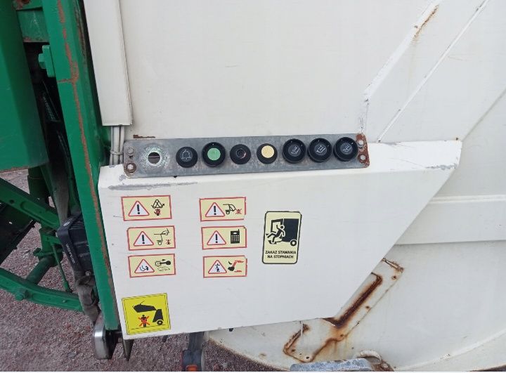 Zabudowa Śmieciarka Faun Mercedes Econic