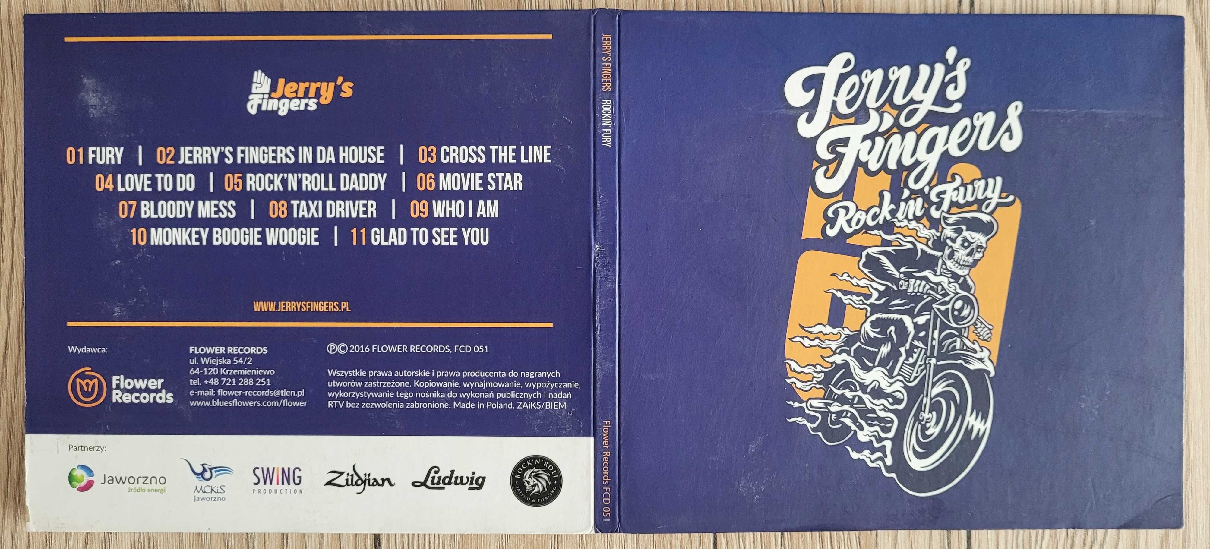 Jerry's Fingers - rockin fury - CD