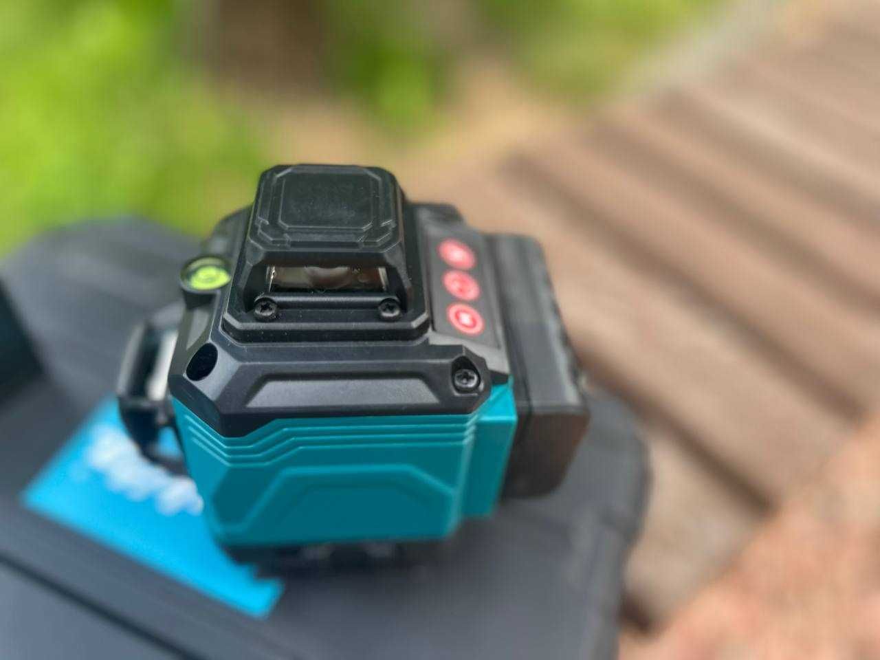 4d лазерный уровень 16 линий с дисплеем Makita. 2 аккумулятора! Макита