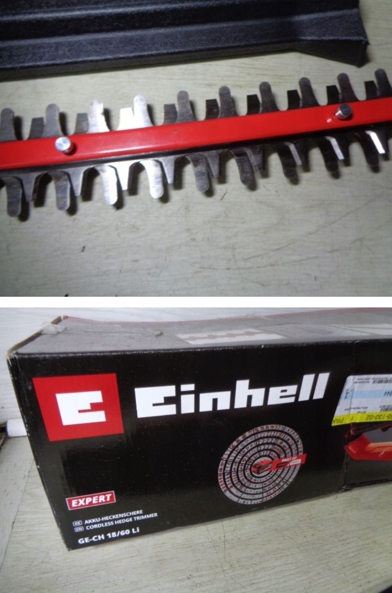 Einhell nożyce do żywopłotu GE-CH 18/60 18v Li-Solo sekator na baterie