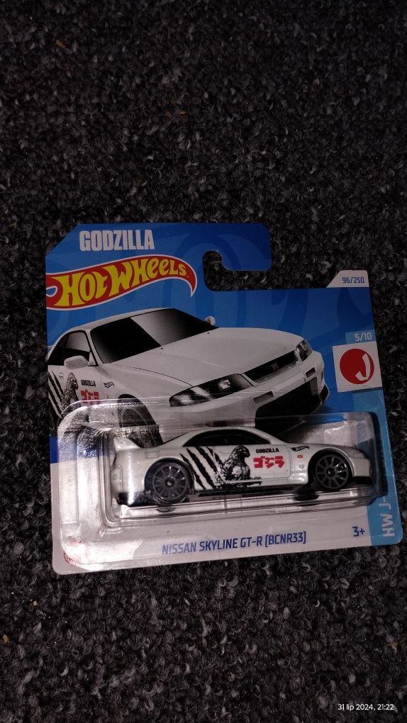 Hot Wheels Nissan Skyline GT-R  BCNR33 Godzilla