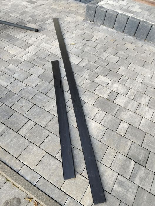 Listwy przypodłogowe czarne 8cm