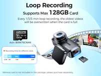 Wideorejestrator Azdome M200 + Kodak Micro SD 64GB
