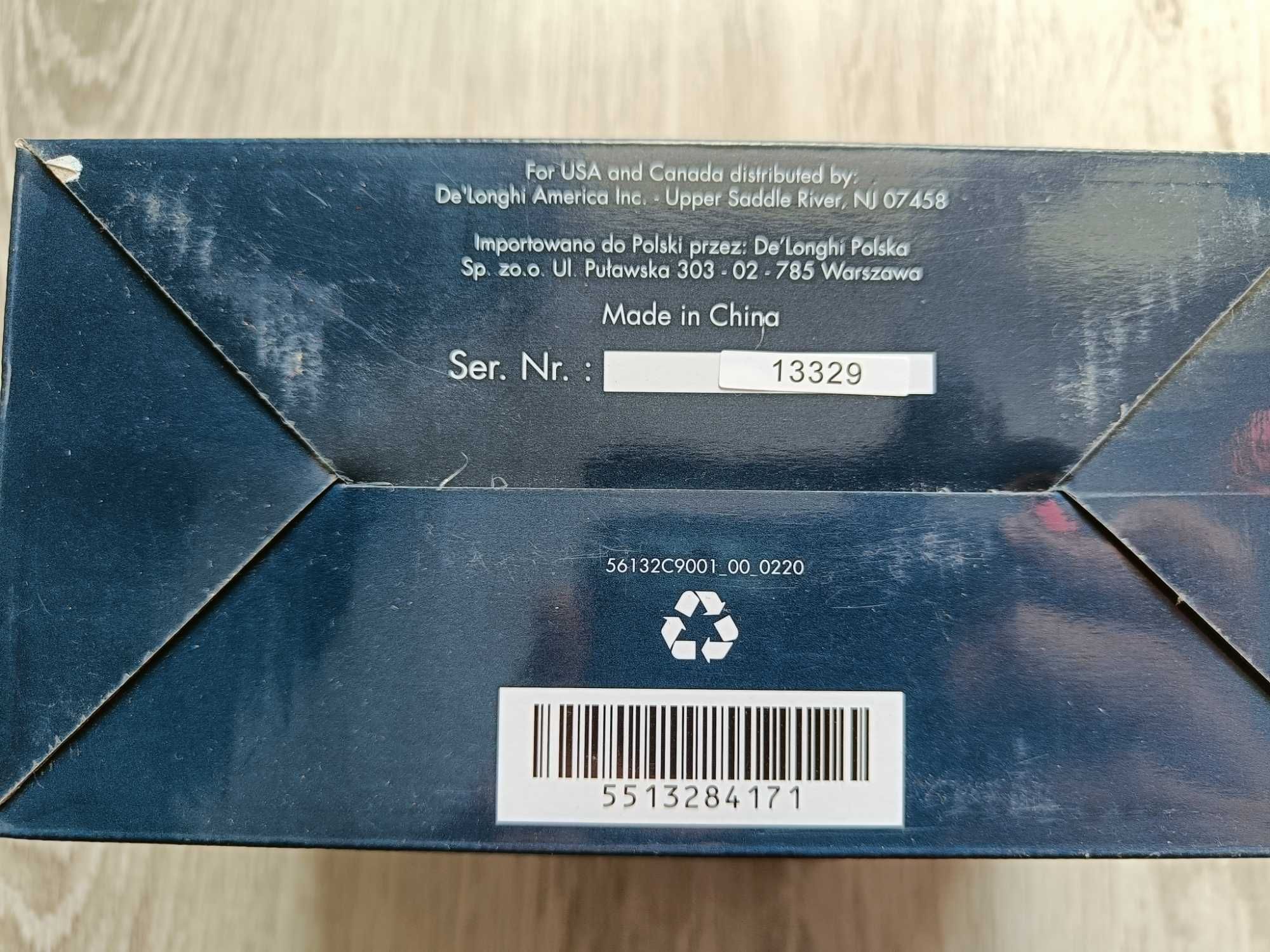 NOWE Szklanki termiczne DeLonghi do kawy Latte Macchiato 220ml 2 szt.