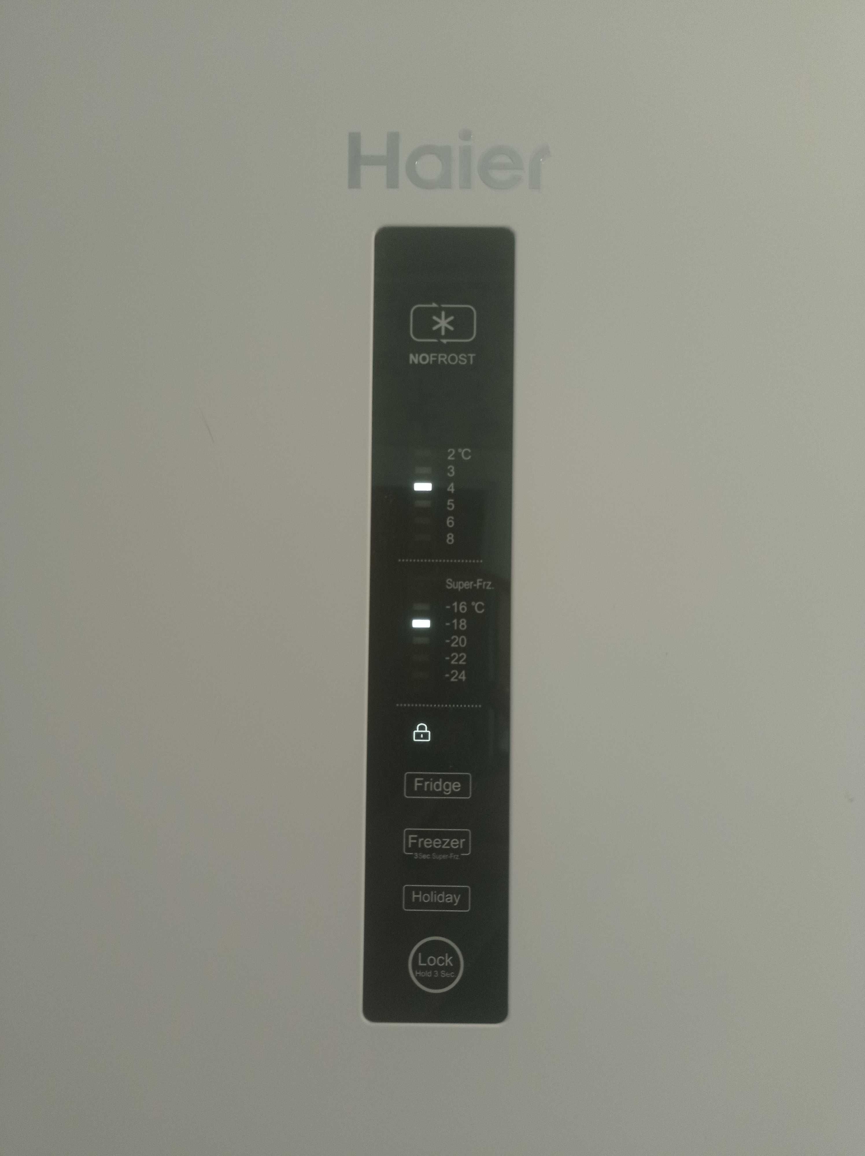 Lodówka HAIER  HTR3619ENPW No frost 190.5cm Biała