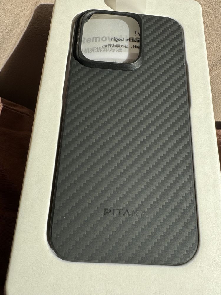 Pitaka MagEZ Case 4 IPhone 15 Pro Black/Gray чехол