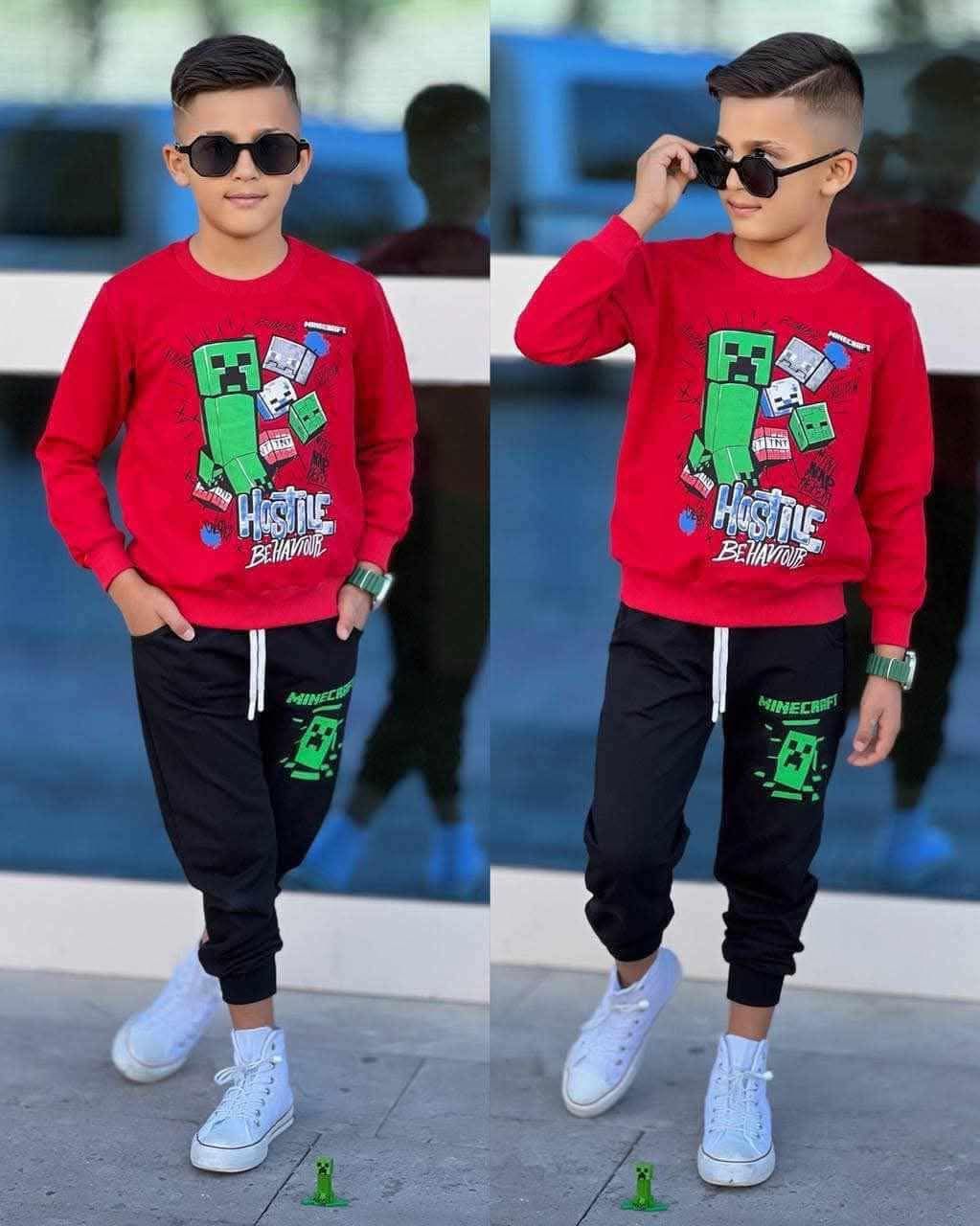 Dres Komplet dla chłopca Minecraft 98/104