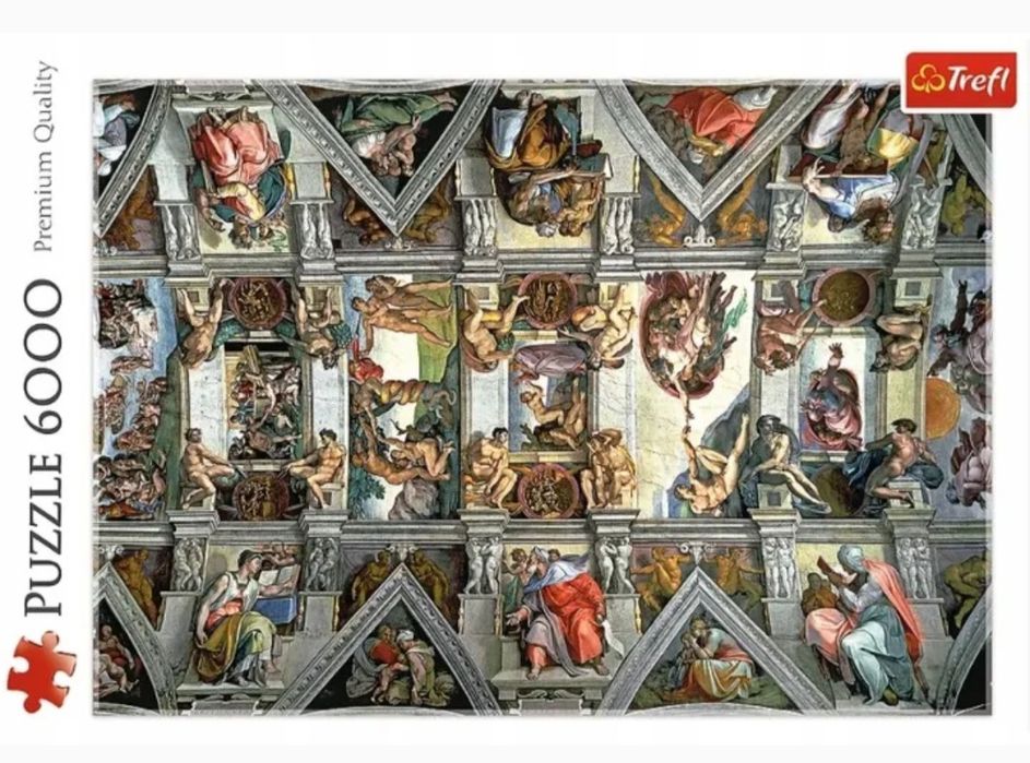 Puzzle trefl 6000 kaplica Sykstyńska
