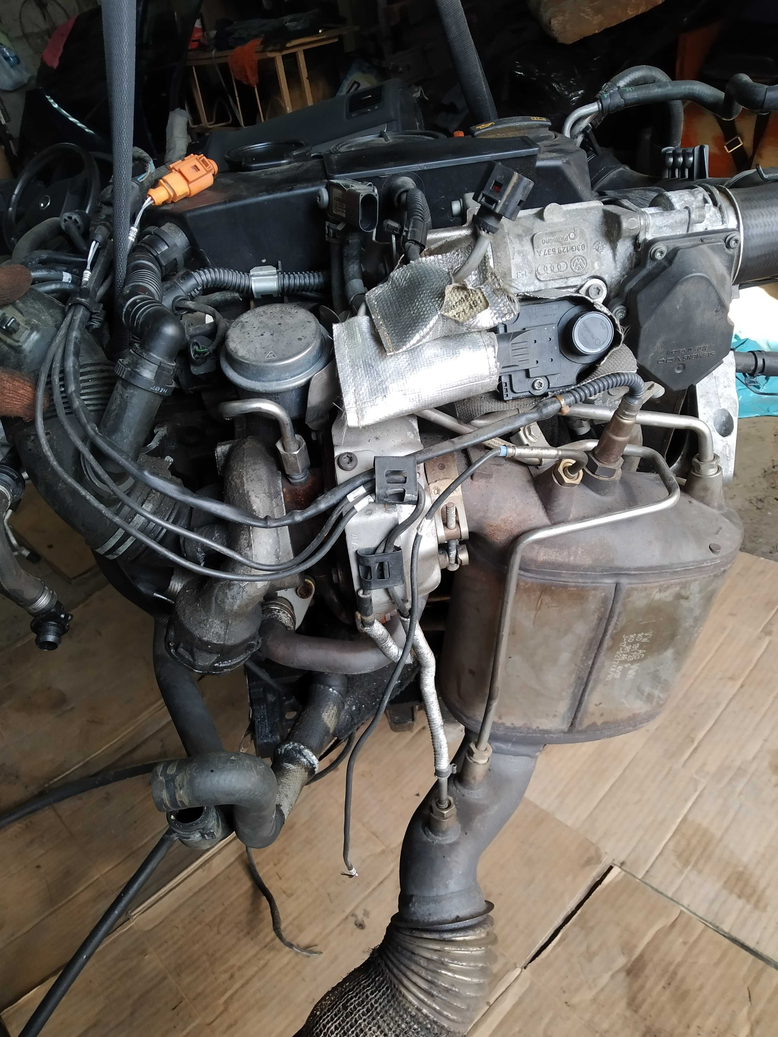 Двигатель двигун мотор 1,9Tdi Bls Caddy Кадди Golf 5 Octavia A5 Touran
