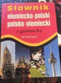 Słownik niemiecko-polski, polsko-niemiecki z gramatyką 60000 haseł