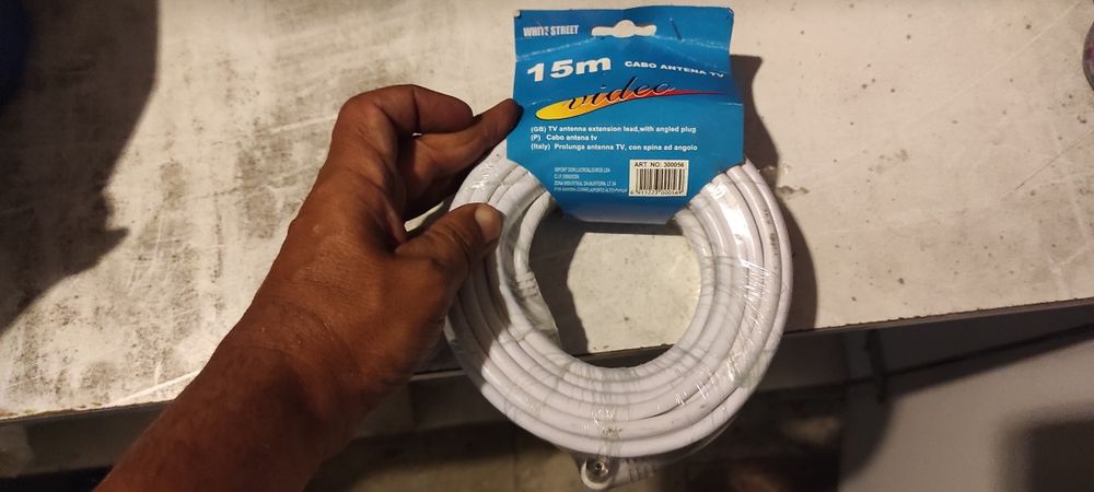 Cabo antena TV 15 metros