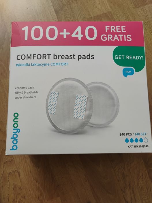 Wkładki laktacyjne Babyono 140 szt