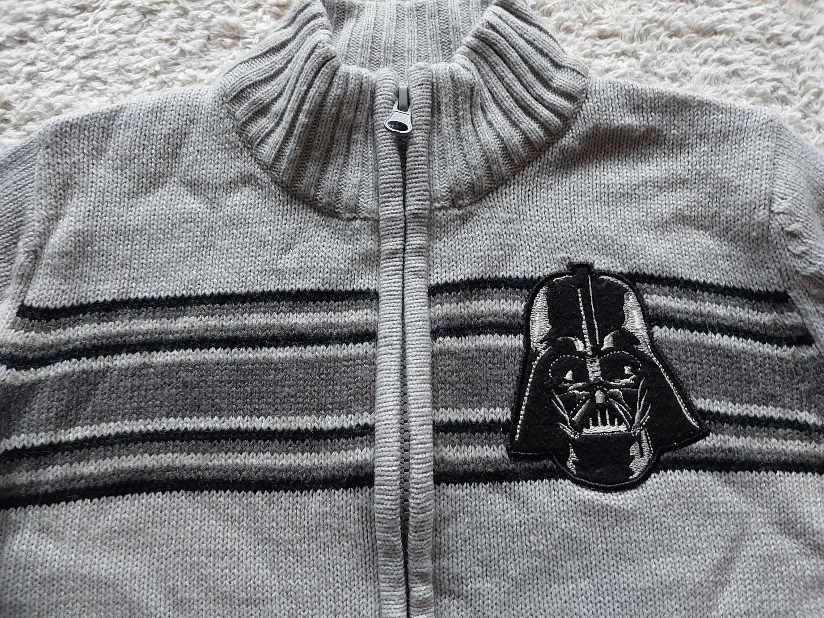 Sweter rozpinany chłopięcy, rozm. 98/104, STAR WARS