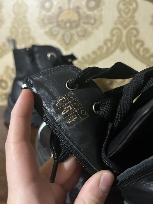 Щкіряні напів ботінки