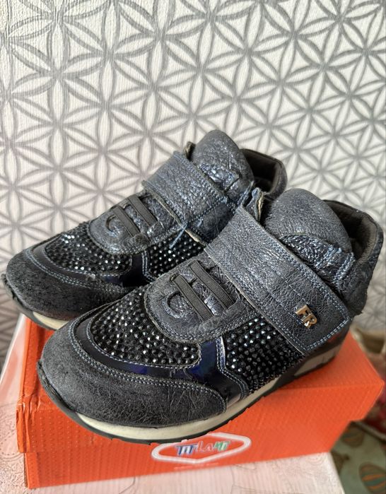 Демісезонні ботінки для дівчинки,повністю шкіряні,ортопедичні Тіфлані