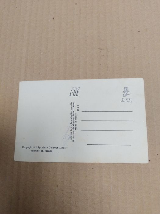 Livro My Story Ingrid Bergman and Alan Burgess + Postal/Photo