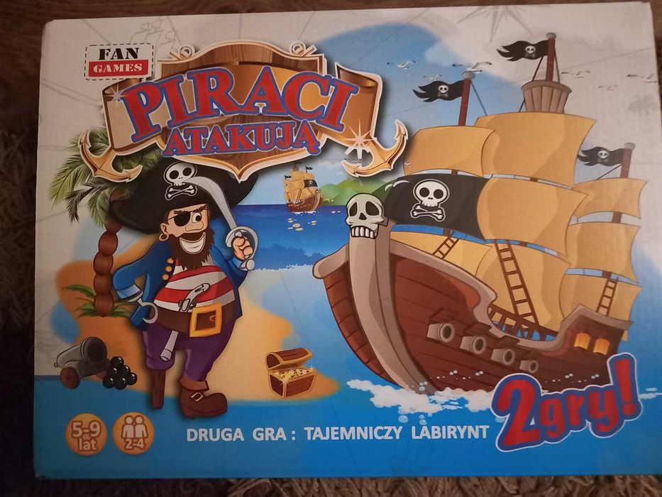 Gra Piraci atakują/Tajemniczy labirynt 2w1