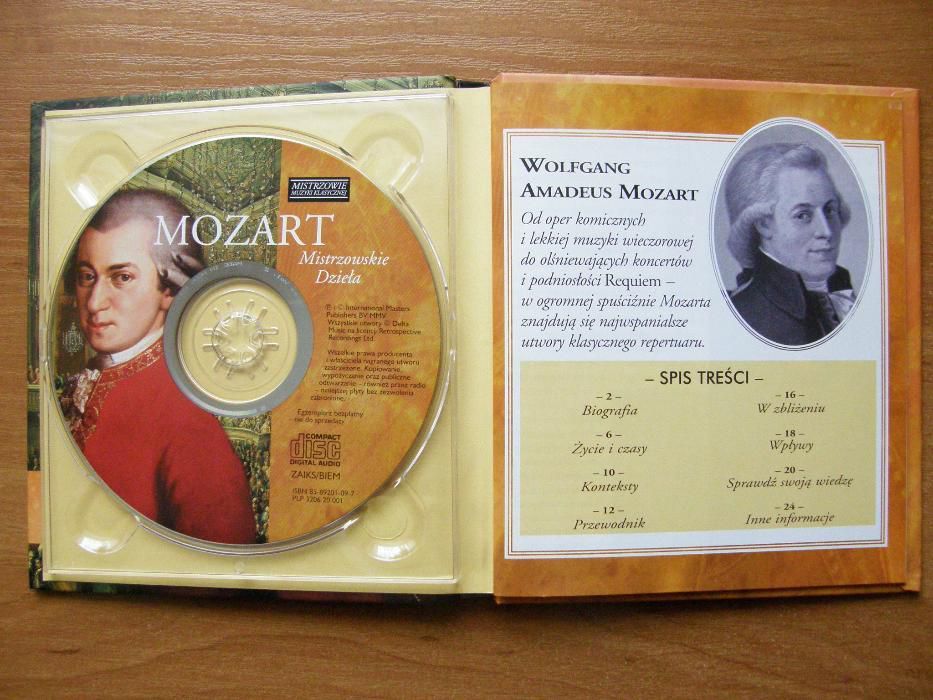 Wolfgang Amadeusz Mozart - nowa płyta CD. Muzyka klasyczna.