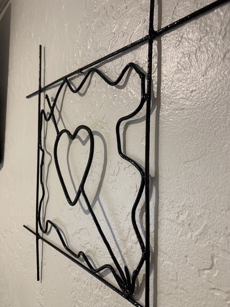 Панно з металу. Картина на стіну серце .Панно. Металеве панно.