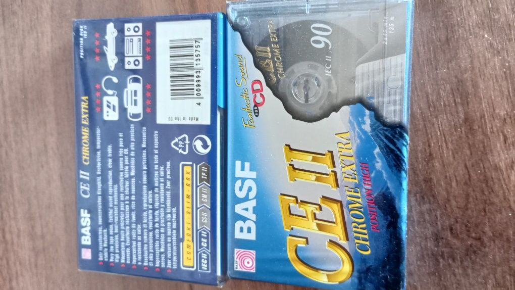 Kaseta BASF chrome ll 2 szt nowa folia