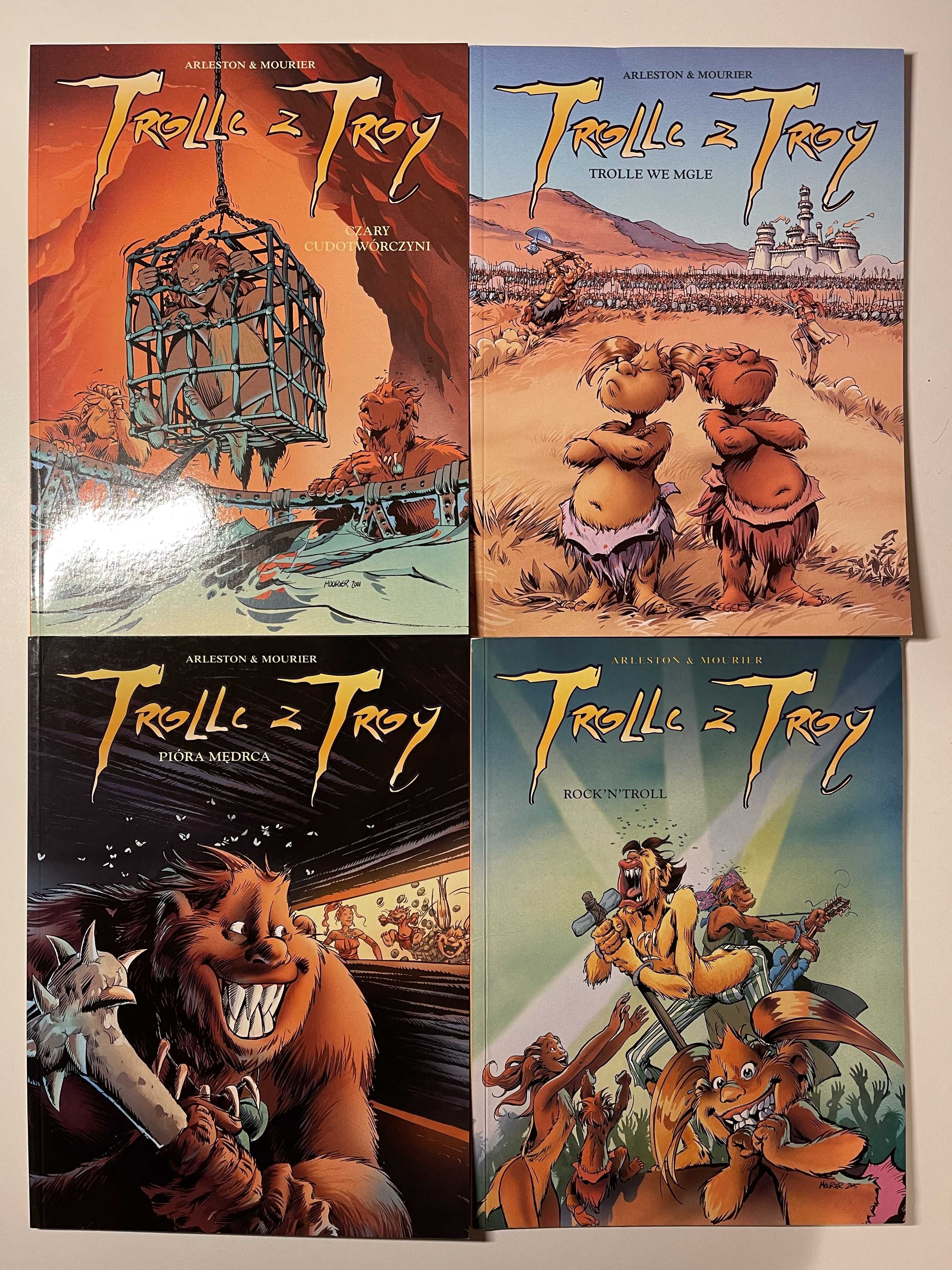 Kompletna seria komiksów wyd. I "Trolle z Troy" t.1-12