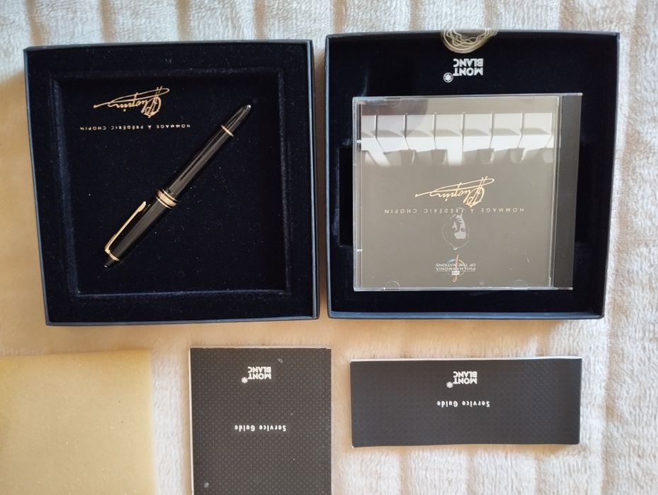 Caneta Mont Blanc ouro 14k