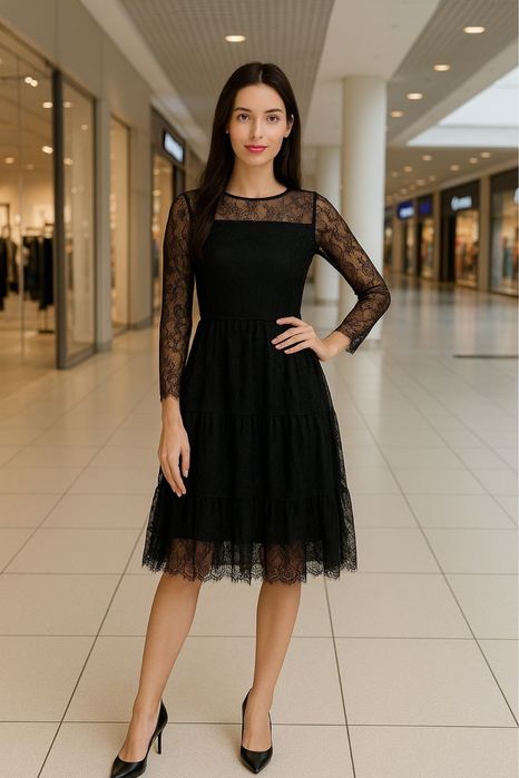 Плаття до Хеллоину в стилі Венсдей