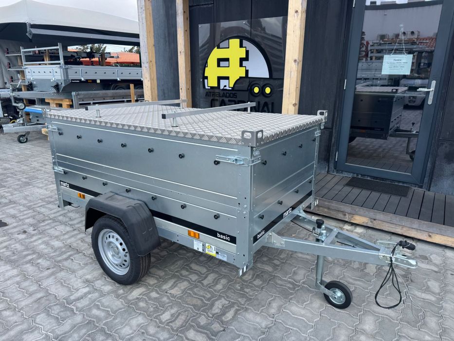 Atrelado MARTZ Basic 200 + kit de taipal duplo + Tampa de alumínio