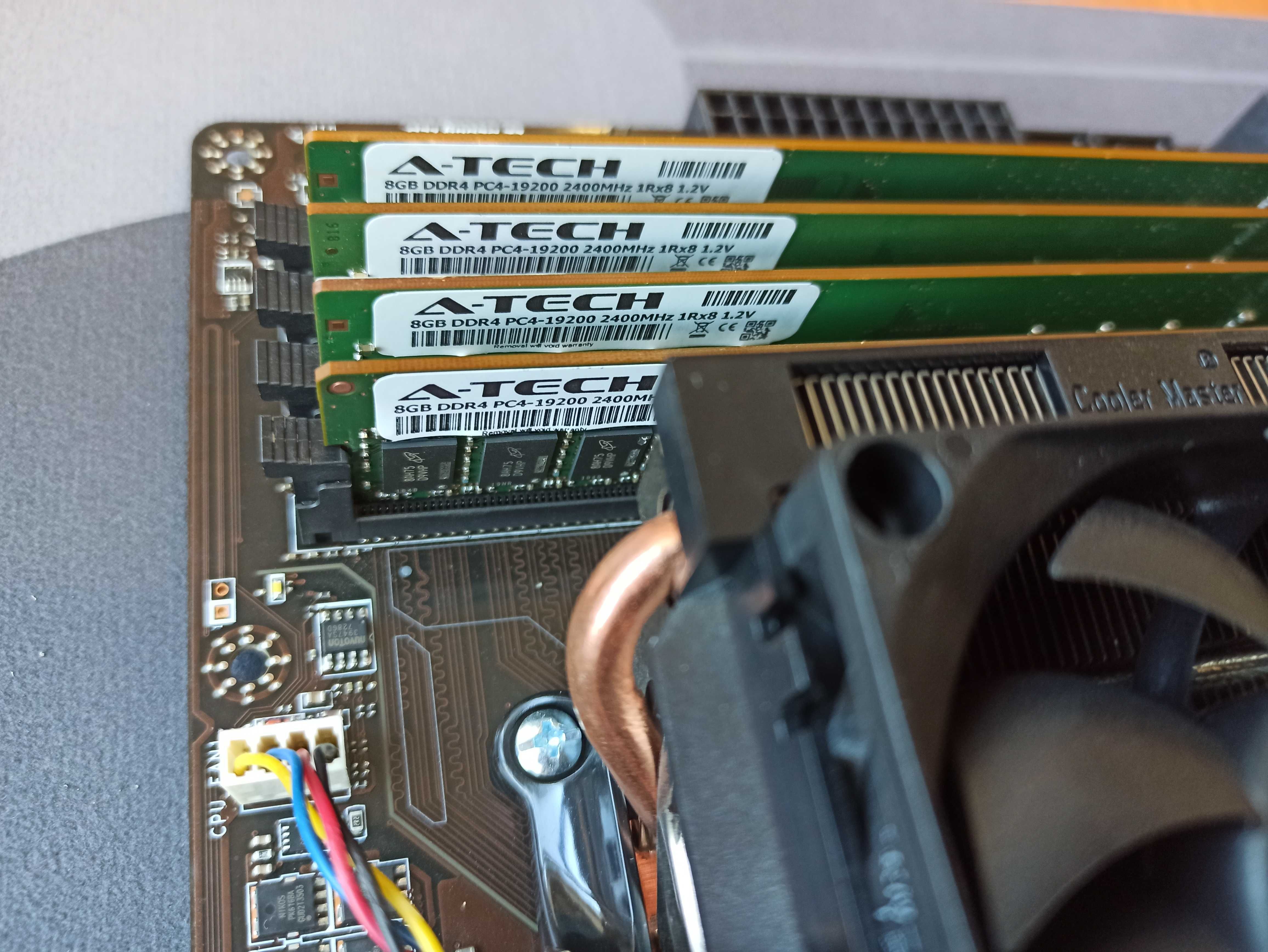 Ігровий комплект Ryzen 5 2600 3.9GHz / MSI B350M Pro-VDH / 32Gb DDR4